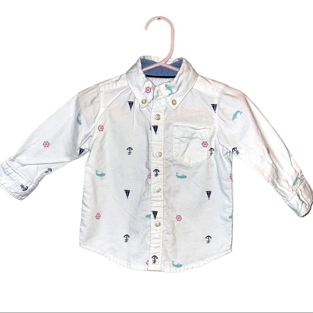 4/$25 Carter’s Nautical Button Down Shirt‎